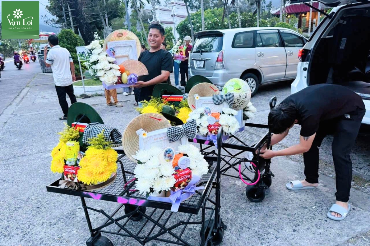 Chuẩn bị và sắp xếp mâm lễ trọn gói đúng nghi thức trước khi dâng tại Côn Đảo