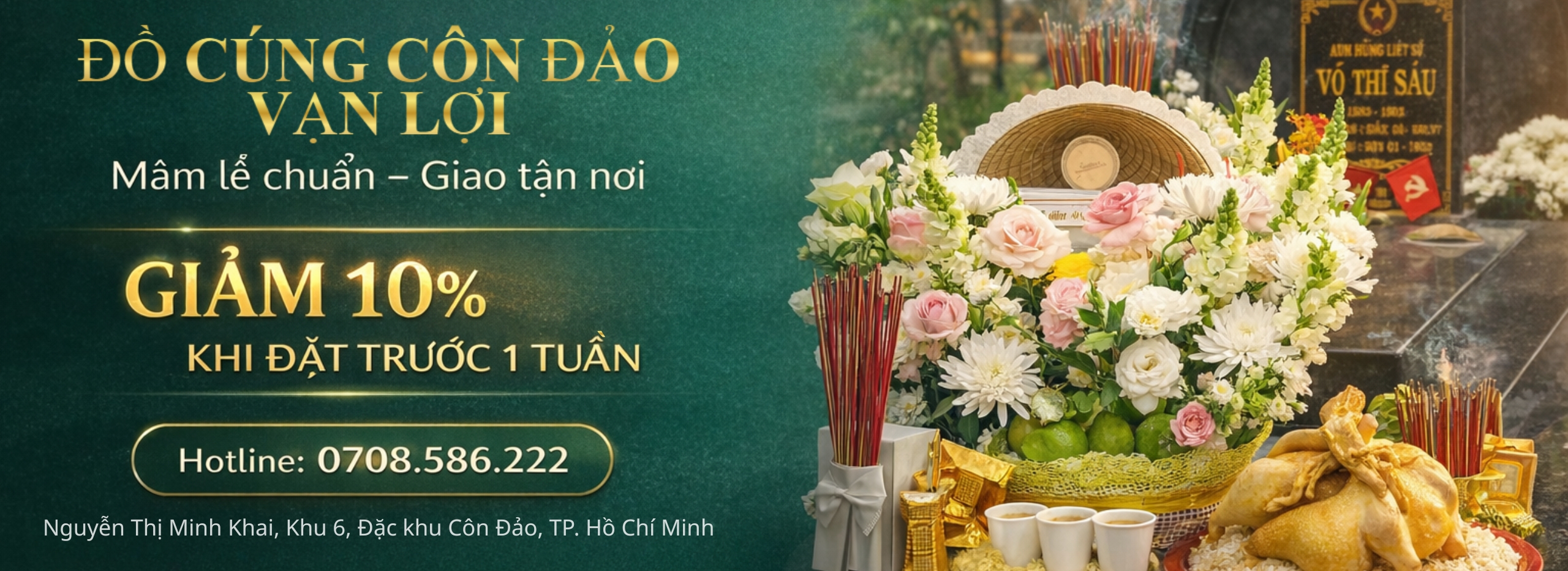 Lễ cúng Cô Sáu và Chiến Sĩ Côn Đảo