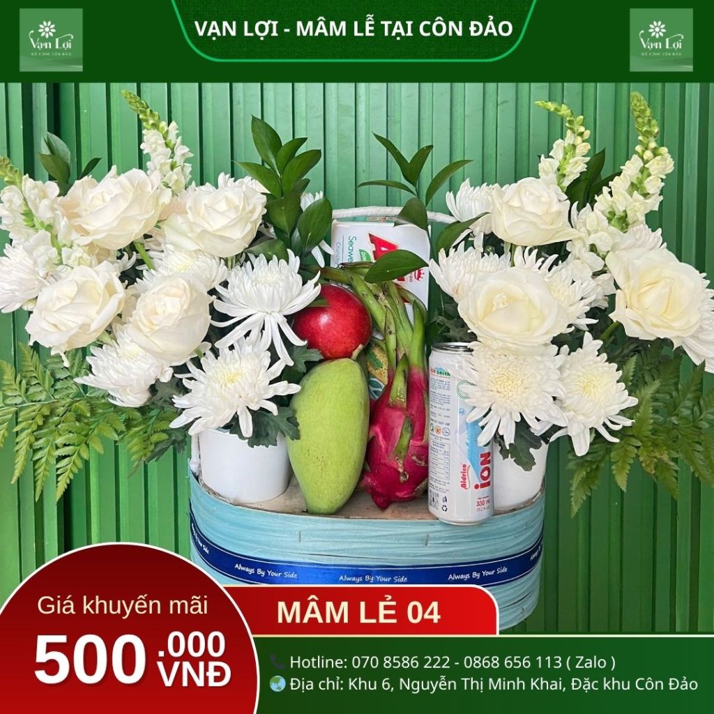 MÂM LỄ CÔ SÁU 04 – Đồ cúng Côn Đảo Vạn Lợi