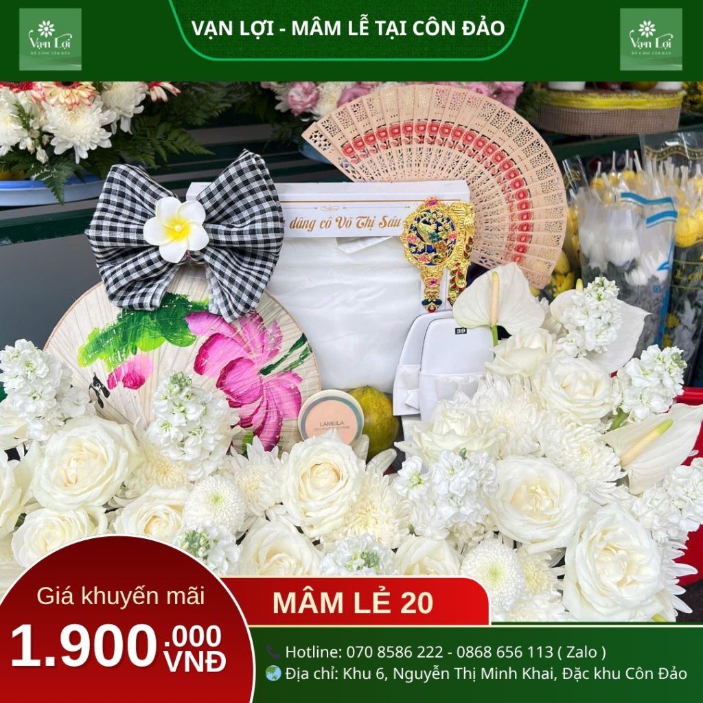 MÂM LỄ CÔ SÁU 20 – Đồ cúng Côn Đảo Vạn Lợi