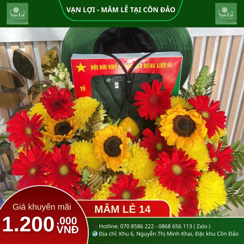 MÂM LỄ CHIÊN SĨ 14 – Đồ cúng Côn Đảo Vạn Lợi