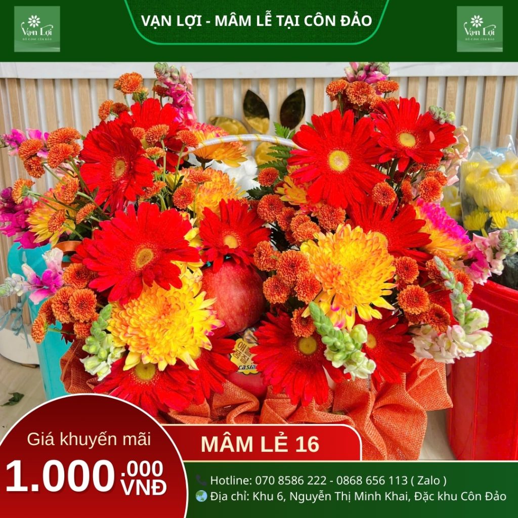 MÂM LỄ CHIẾN SĨ 16 – Đồ cúng Côn Đảo Vạn Lợi