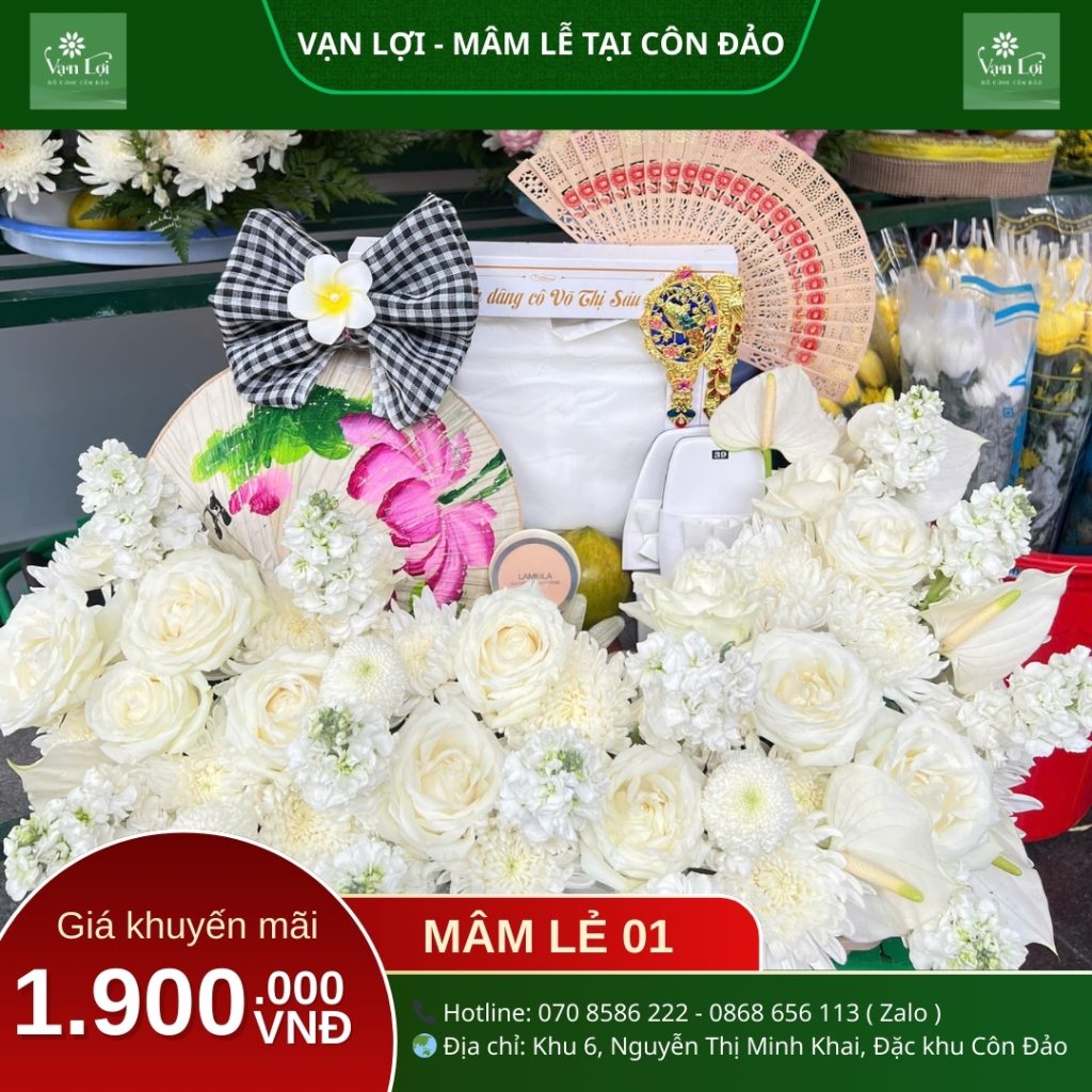 MÂM LỄ CÔ SÁU 01 – Đồ cúng Côn Đảo Vạn Lợi