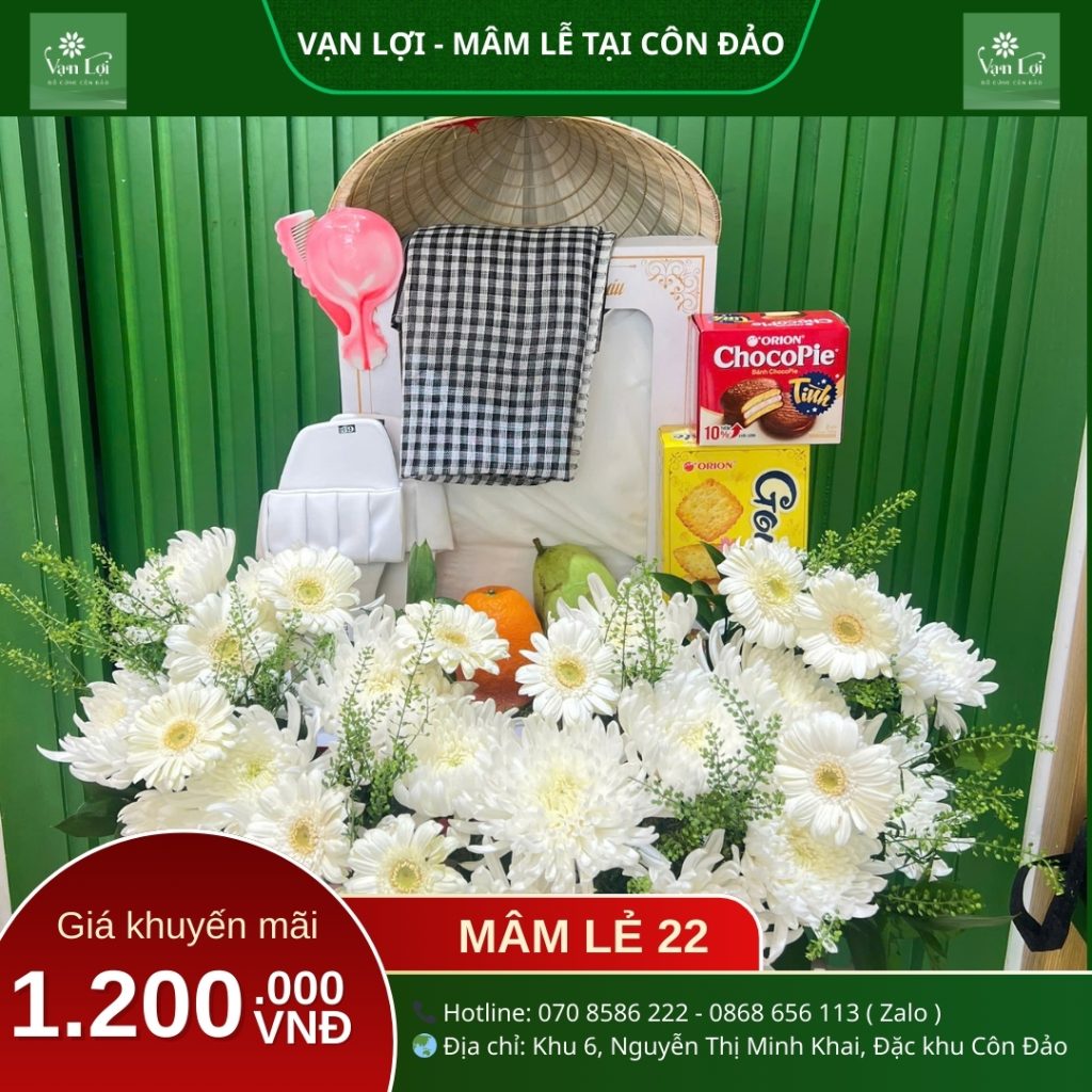 MÂM LỄ CÔ SÁU 22 – Đồ cúng Côn Đảo Vạn Lợi