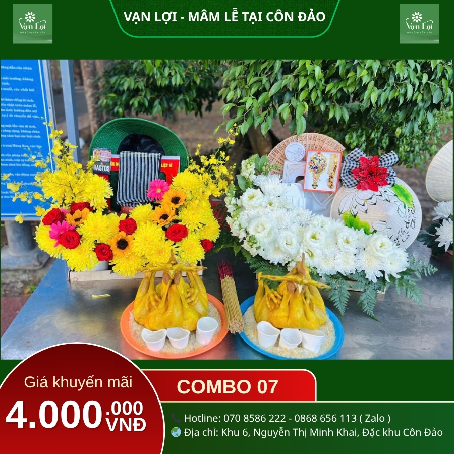 MÂM TRỌN GÓI 07 – Đồ cúng Côn Đảo Vạn Lợi