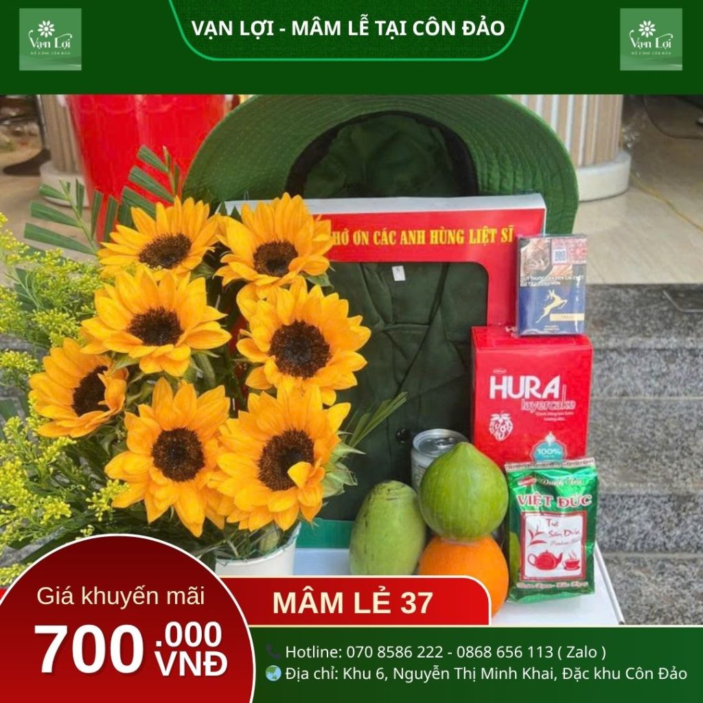 MÂM LỄ CHIẾN SĨ 37 – Đồ cúng Côn Đảo Vạn Lợi