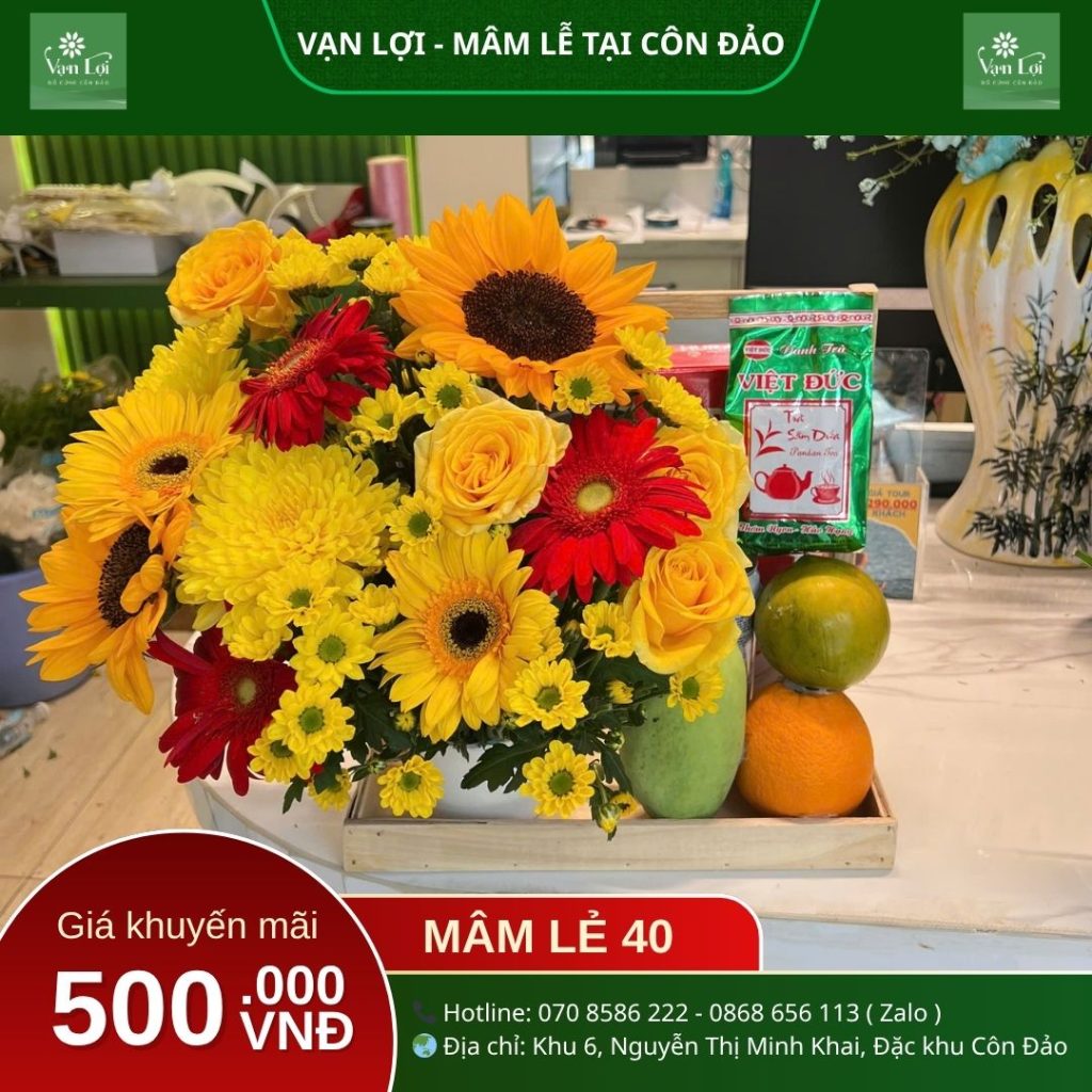 MÂM LỄ CHIẾN SĨ 40 – Đồ cúng Côn Đảo Vạn Lợi