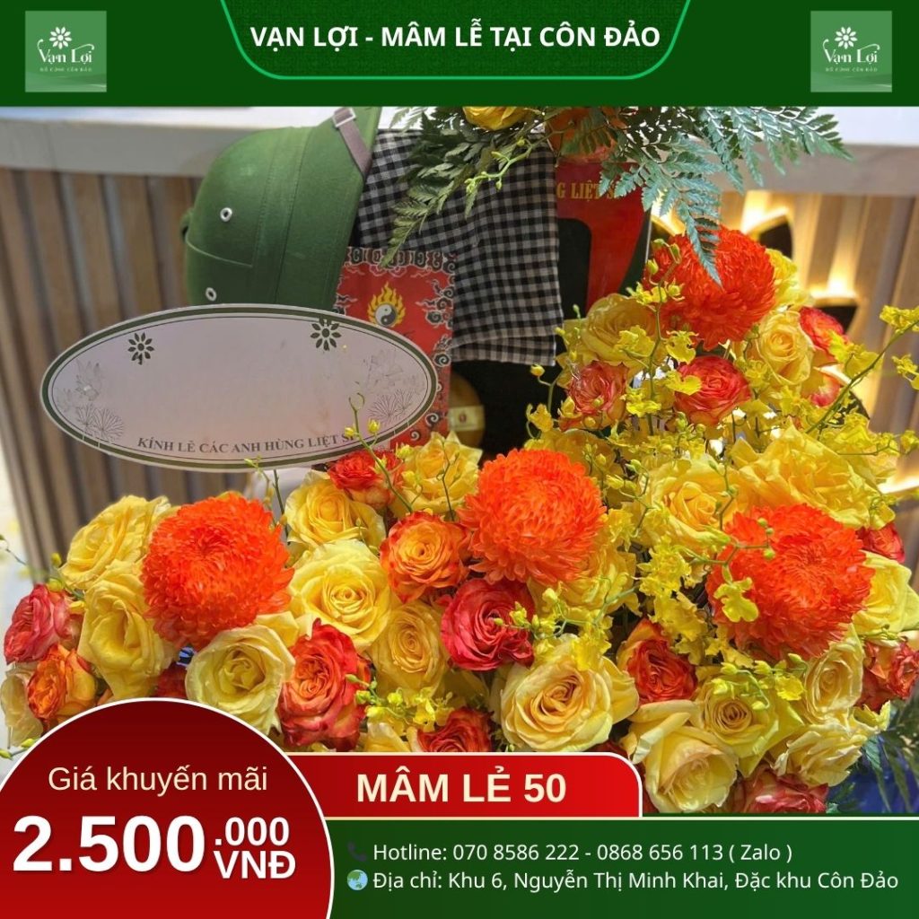 MÂM LỄ CÔ SÁU 50 – Đồ cúng Côn Đảo Vạn Lợi