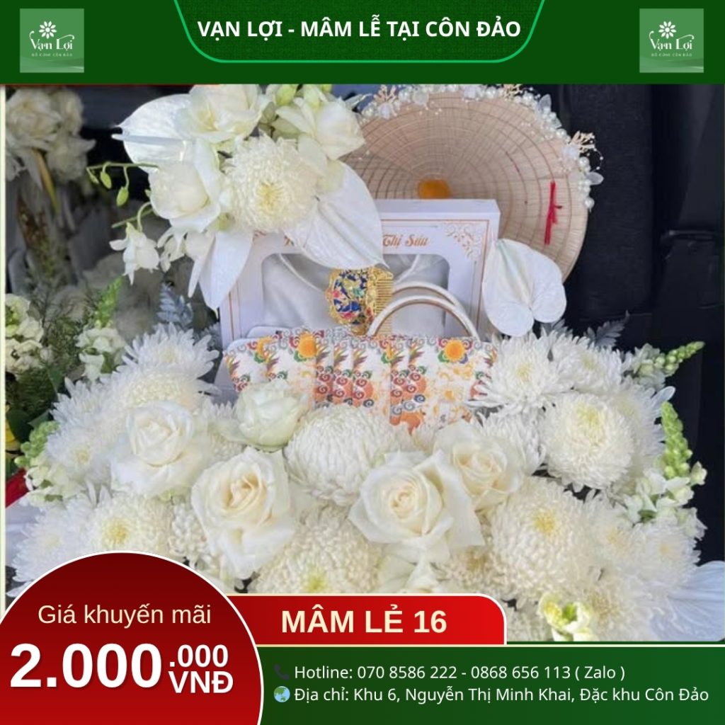 MÂM LỄ CÔ SÁU 16 – Đồ cúng Côn Đảo Vạn Lợi