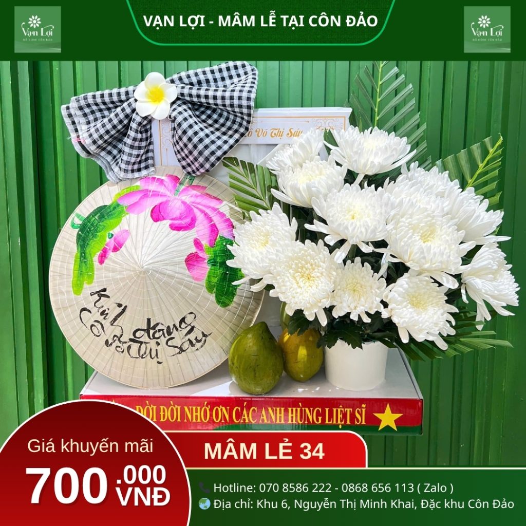 MÂM LỄ CÔ SÁU 34 – Đồ cúng Côn Đảo Vạn Lợi