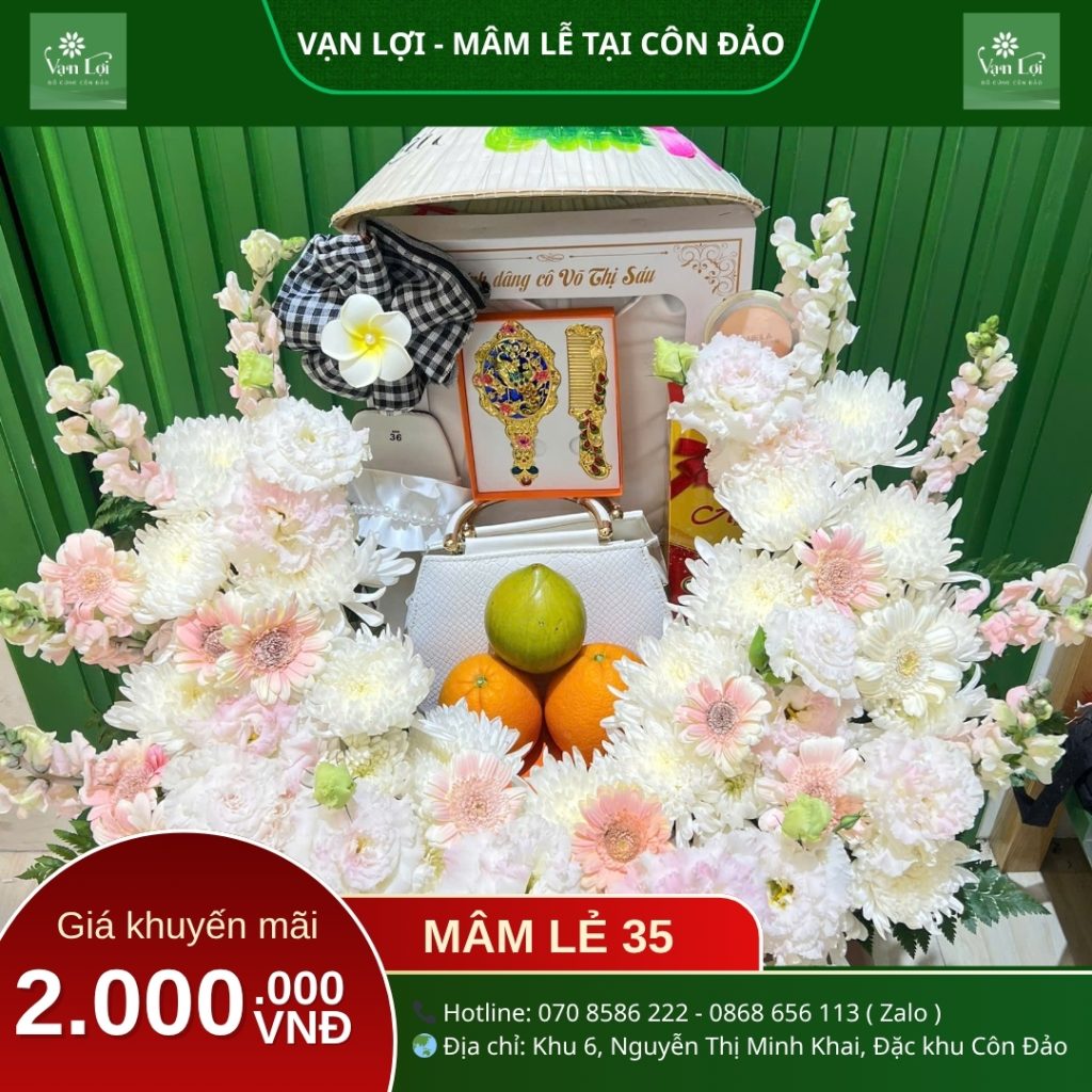 MÂM LỄ CÔ SÁU 35 – Đồ cúng Côn Đảo Vạn Lợi