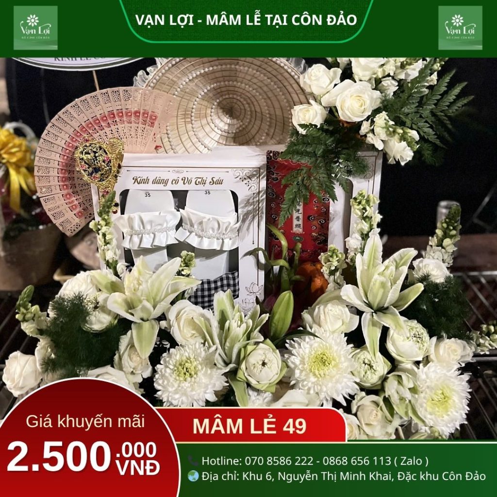 MÂM LỄ CÔ SÁU 49 – Đồ cúng Côn Đảo Vạn Lợi