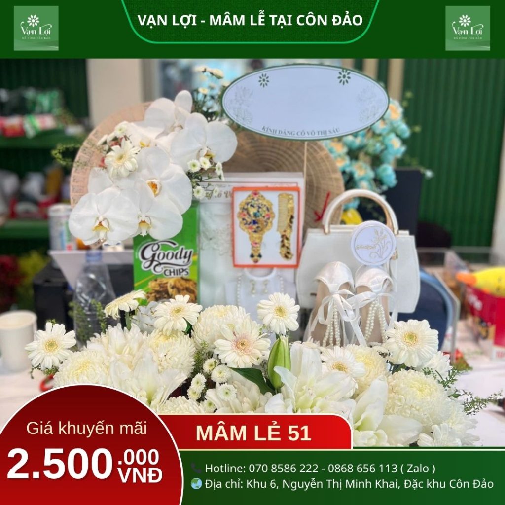 MÂM LỄ CÔ SÁU 51 – Đồ cúng Côn Đảo Vạn Lợi